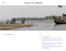 Tablet Screenshot of jessicagephart.com